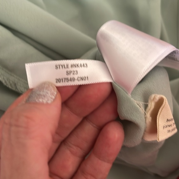 Madewell Color Block Dress in Green - Picture 9 of 11